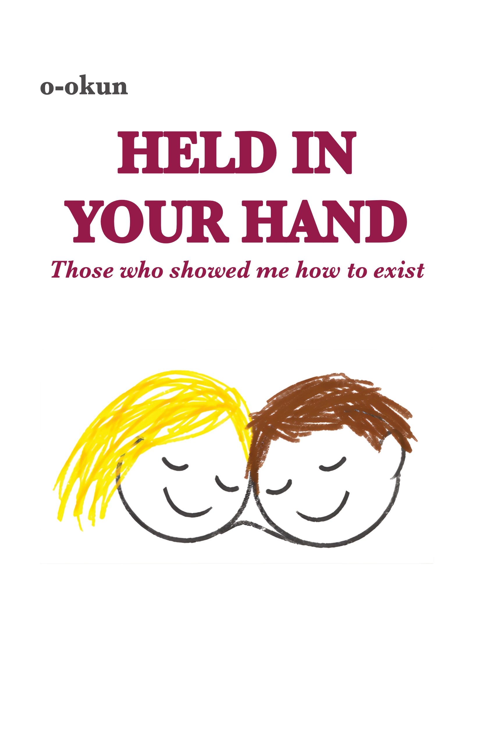 English cover of Held in Your Hand.