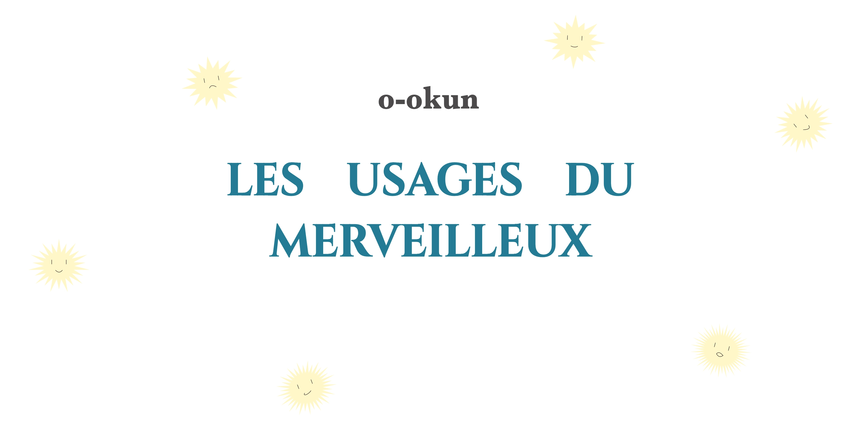Banner for Les Usages du Merveilleux